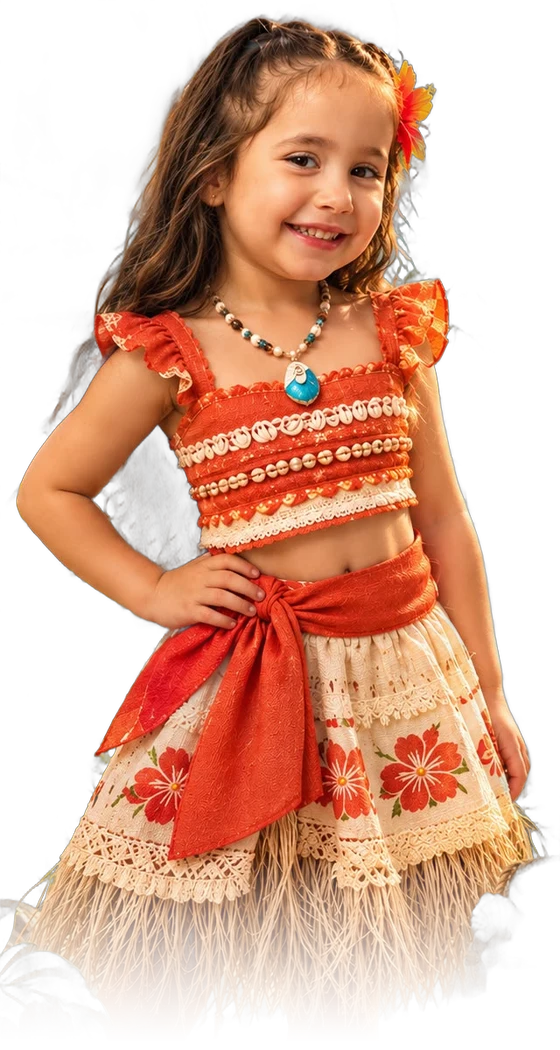 Maya vestida de Moana